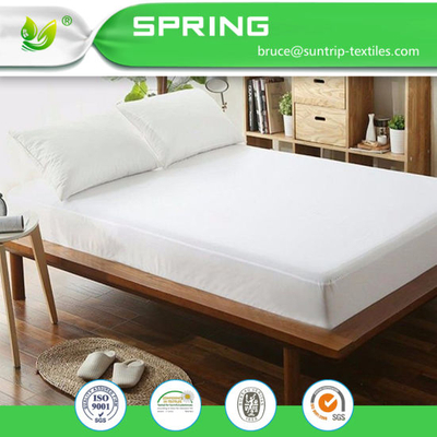 Mattress Protector Fitted Jersey King Size Quiet Waterproof Barrier Bedding Soft