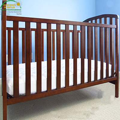 Comfortable Breathable Bamboo Material Baby Crib Mattress Pad Protector