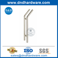 Nuevo diseño Tirador de puerta de vidrio de acero inoxidable de esquina de 130 grados-DDPH009