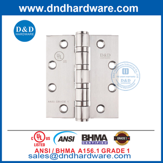 ANSI / BHMA 1 级 SS304 4 BB 防火门铰链 -4.5x4x4.6mm