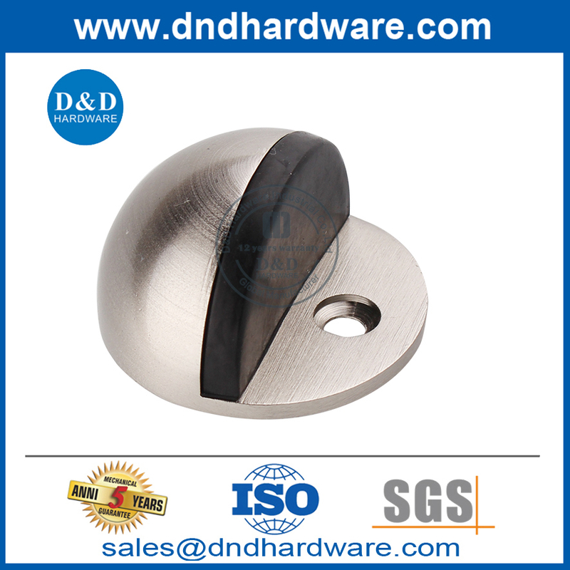 Tope de seguridad para puerta delantera de piso Hemisphere de aleación de zinc-DDDS004