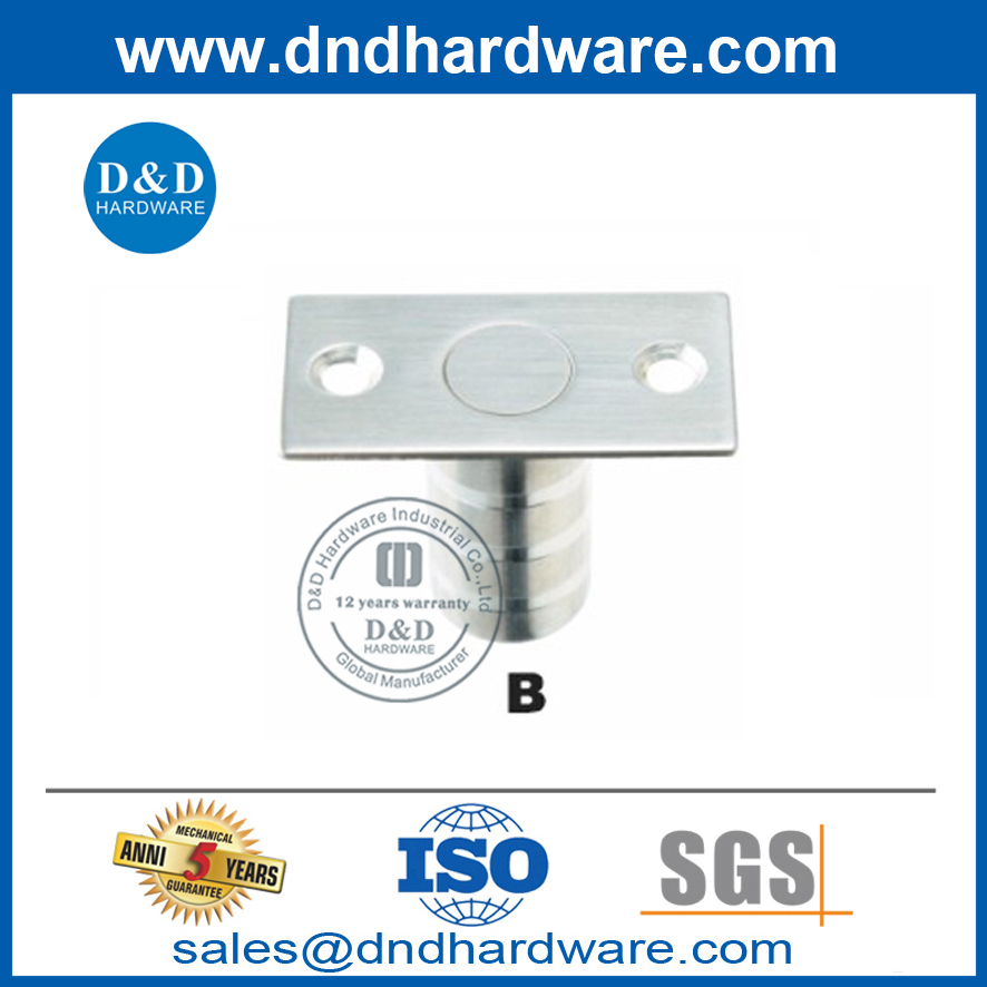 El mejor golpe a prueba de polvo de acero inoxidable con placa para puerta de entrada de metal-DDDP005