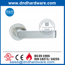 SUS304 Alavanca Sólida da Porta Dianteira de Segurança Prata-DDSH036