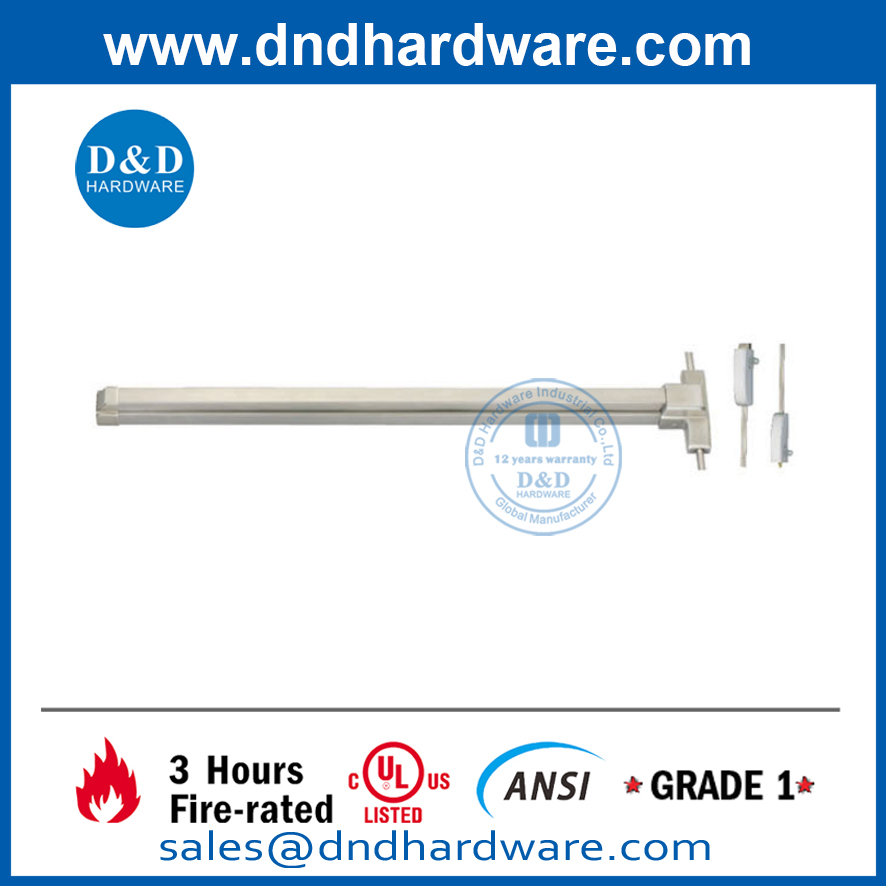 Dispositivo de salida de varilla vertical resistente al fuego de acero inoxidable 304 UL ANSI-DDPD006