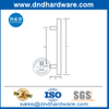 Tirador de acero inoxidable en forma de T cuadrada para puerta de vidrio exterior-DDPH016