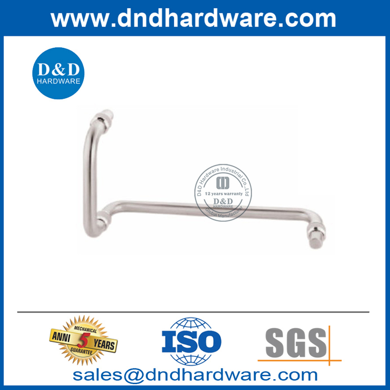 Manivela de seguridad para ducha de acero inoxidable con cuatro manivelas para baño-DDPH018