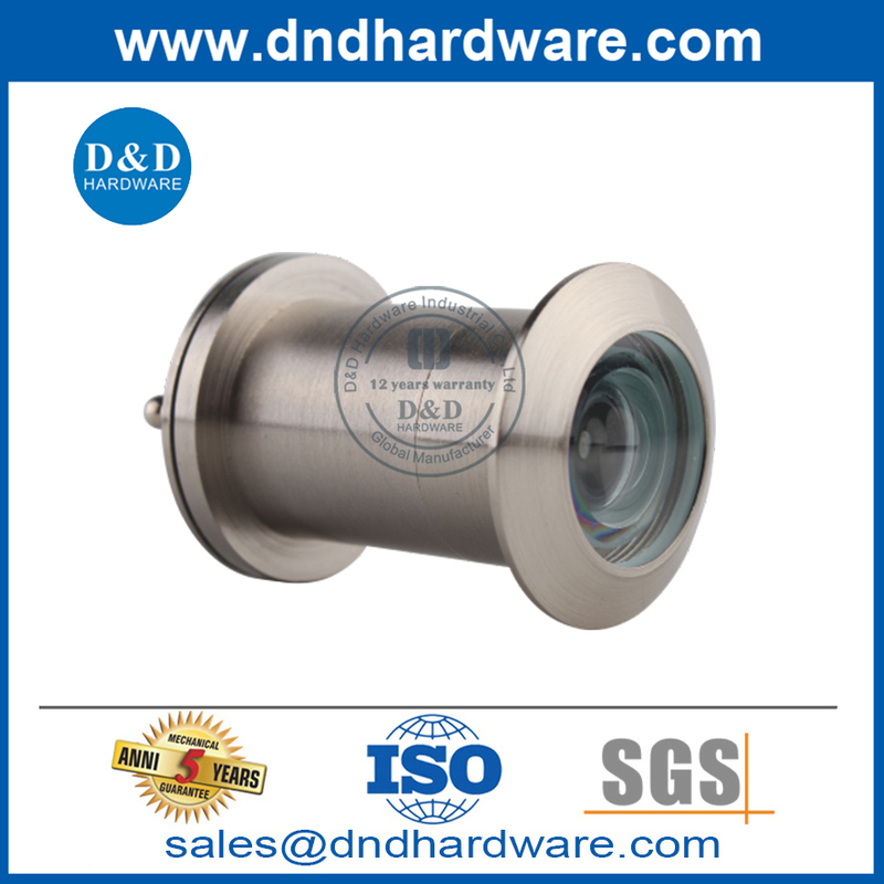 Lente de agujero espía de aleación de zinc Visor de puerta de mirilla de 180 grados-DDDV005