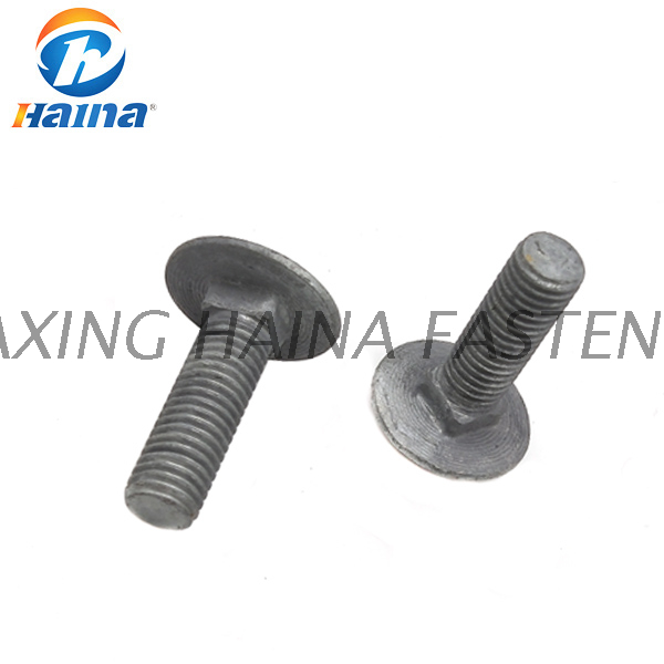 Perno de carro galvanizado en caliente DIN603 Gr8.8