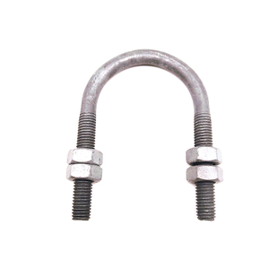 Boulon en acier en carbone galvanisé avec des écrous hexagonaux pour la tour de lignes de transimission 