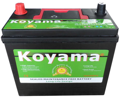 KOYAMA Most Reliable 12V35AH Mf Lead Acid Battery for Cars