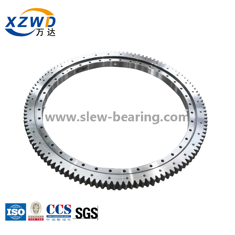 Engranaje externo tipo luz anillo giratorio dientes de pulido Xuzhou XZWD ISO certificado