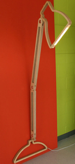 Светильник пола просто конструкции декоративный деревянный (KADXL-009671)