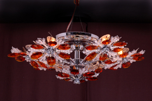 Lámpara cristalina tradicional del estilo del pasillo delicado del hotel (COS8121 L12)