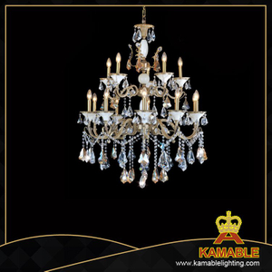 Clear Villa Brass Crystal Традиционная подвесная люстра (WD1110-10-5)