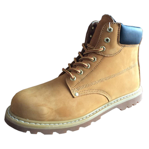 GY004 yellow nubuck leather anti static goodyear safety shoes s3