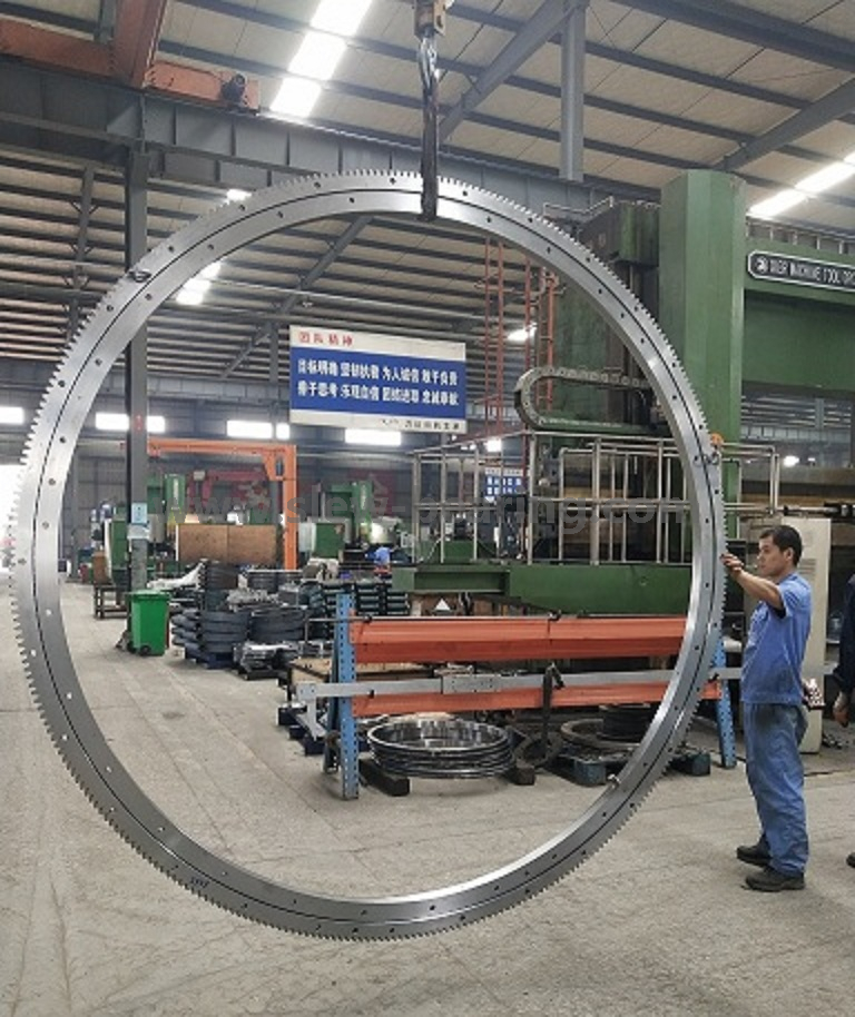 Los cojinetes de gran diámetro de tres filas de rodamiento de rodillos Rotación de anillo de tuneladoras