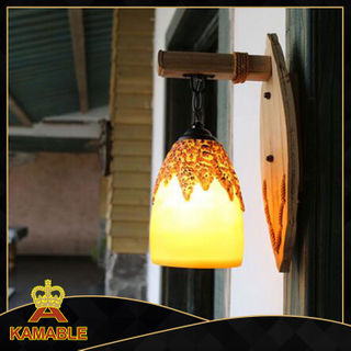 Cozy style indoor decorative wood wall lighting (KAMB - 7260C)