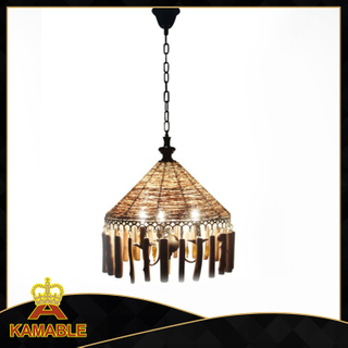 Iluminación pendiente de madera de interior decorativa del estilo especial (KATZ-103-3)