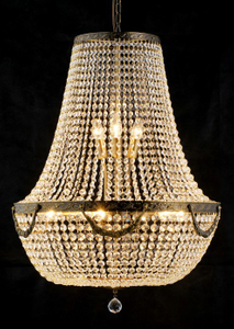 Lámparas tradicionales del pasillo de cadena cristalino del hotel (0903-12L AB)