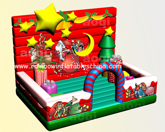 RB20023（5x8m） Inflatable Popular Xmas Scenery For Commercial Activity