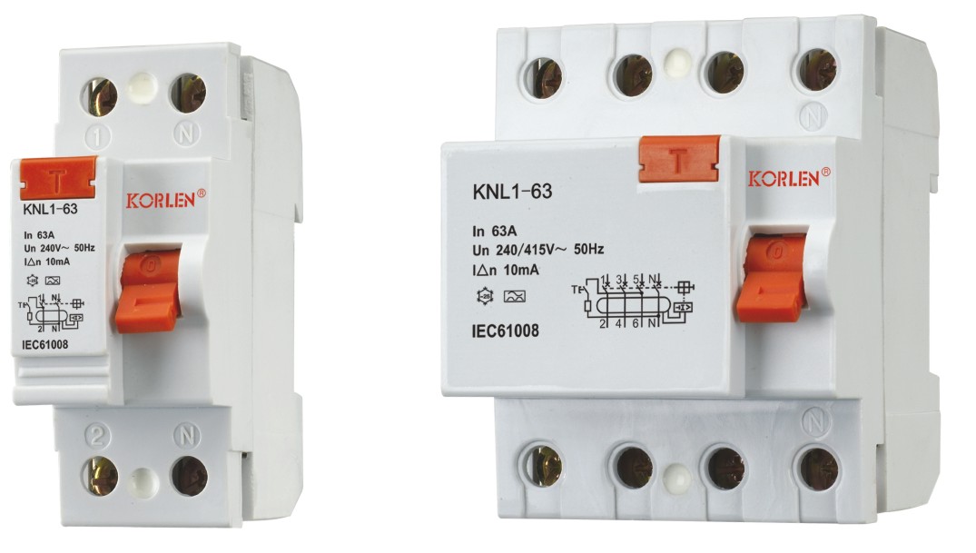 Disjuntor KNL1-63 atual residual