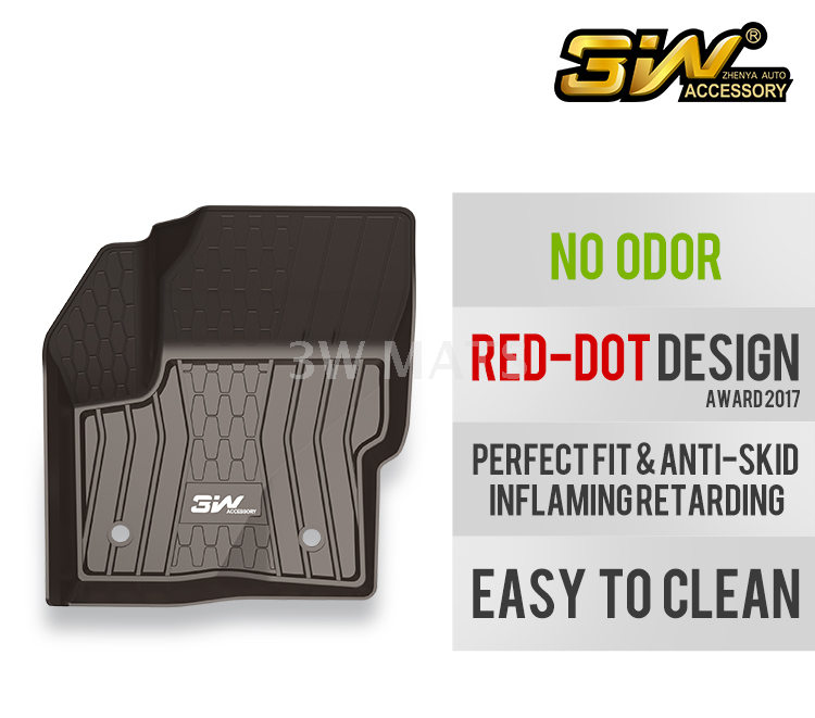 TPE car mat for Lincoln MKZ