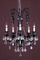 Lámpara de cristal del estilo del pasillo inventivo del hotel (CRISTAL VERDE de la PERA 8092-6L)