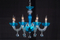 Lámpara de cristal del estilo del pasillo colorido del hotel (QD007-8L)