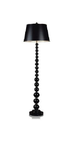 Декоративное черное освещение пола кристаллический шариков (FL21231)