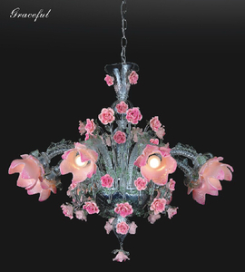 Вися канделябр Murano привесного цветка стеклянный (81124-8)