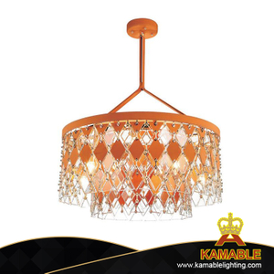 Современный кожаный подвесной светильник Crystal (KAG5752-D850)