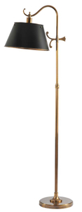 Lámpara derecha del suelo de cobre amarillo elegante europeo (LT20023-1VBN)