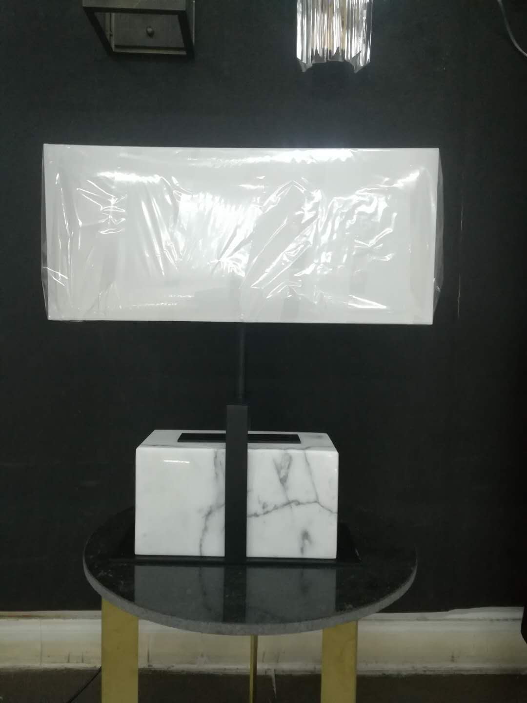 Мраморный материал дома современная настольная лампа для чтения (KAT6106)
