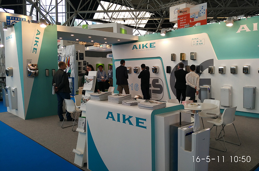 ISSA Cleaning & Hygiene Expo: Aike Blei-Händetrockner-Industrie mit Innovation und Qualität