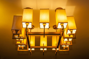 Lámpara de la tela del proyecto del hotel del chalet moderna (KA231)