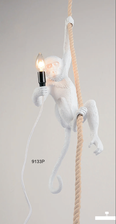 Luces pendientes del nuevo mono blanco del diseño (9133P/WH)