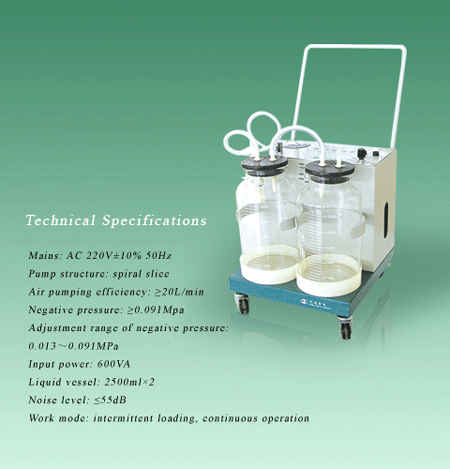 Electric Suction Apparatus (model YB. DX23D)