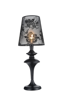 Красивейший черный светильник таблицы с абажуром цветка (GT8375-1)