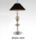 Metal светильник стола с черной тенью для домашнего украшения (9039)