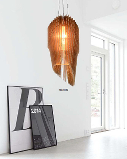Lámpara pendiente moderna de madera de interior decorativa práctica (MD20032-450)