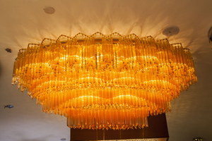 Iluminación colgante moderna cristalina de la lámpara de la decoración del hotel (KA230)