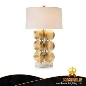 Настольная лампа металла золота спальни гостиницы (KPL1814)