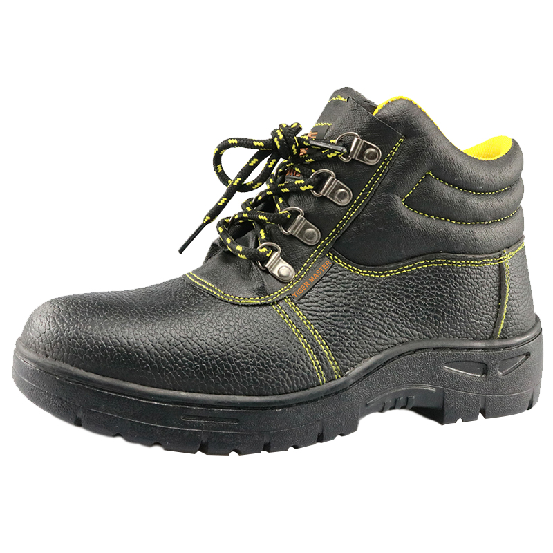 RB1010 cheap rubber sole construction site safety boots shoes