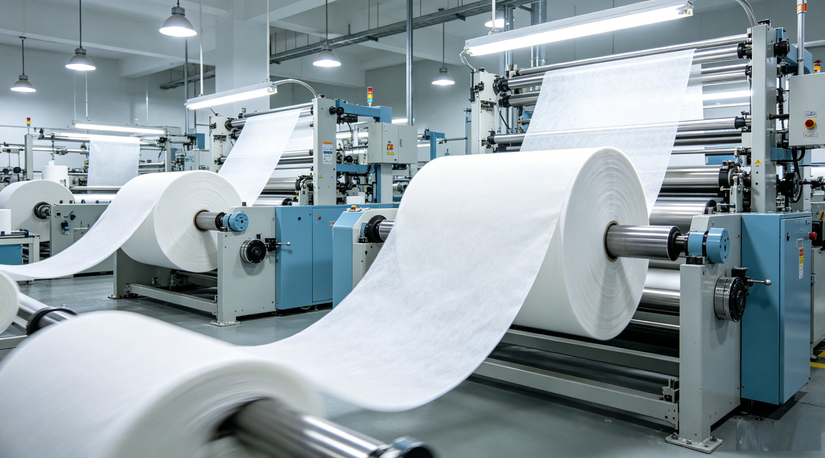 proc&eacute;d&eacute; de production de tissu non tiss&eacute; pour lingettes jetables dans les toilettes