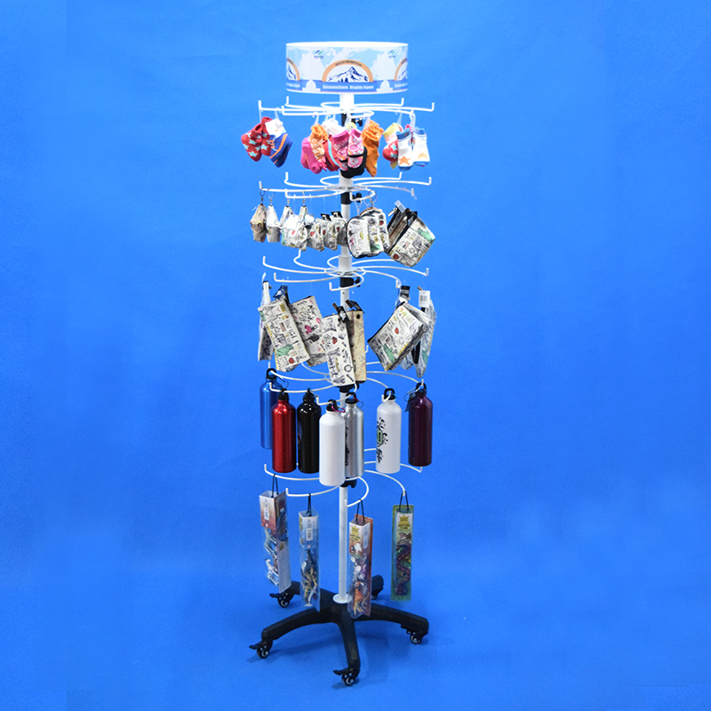 swivel peg hooks steel display rack(PHY2057)