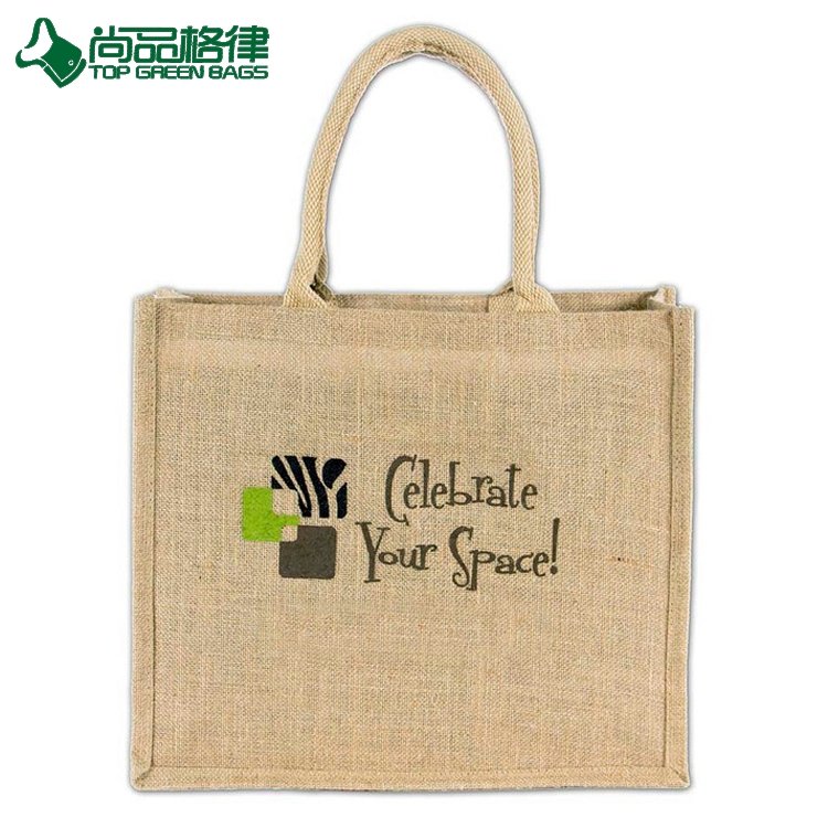 Hotsale Grocery Shopping Tote Jute Bags for Promotional (TP-SP651)