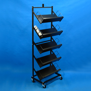 Free Standing Retail Shop Multi Tiers Metal Display Fixture(PHY3033)