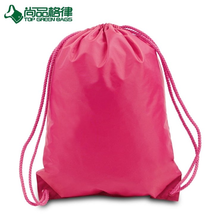 Custom polyester Reflective sling Sportpack drawstring backpack bag (TP-DB331)