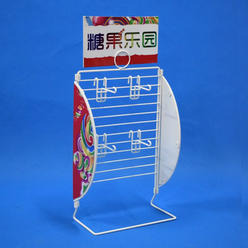 iron wire counter single side rack(PHD8001)