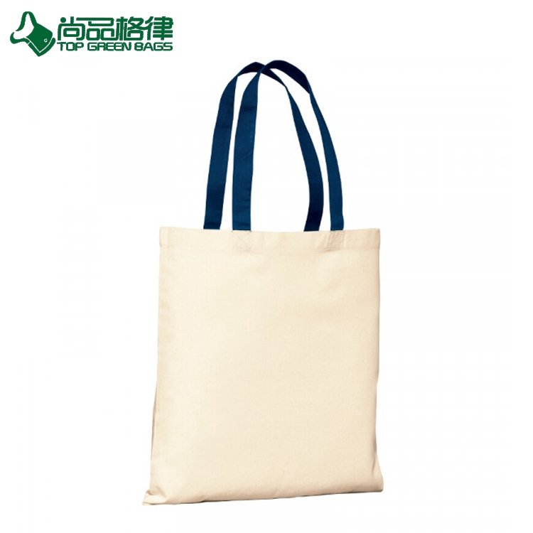 Wholesale Canvas Budget Tote Shopping Bag Cotton Shoulder Carrier Bag (TP-SP684)
